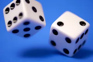 Würfel als Symbol für Zufall und Chance